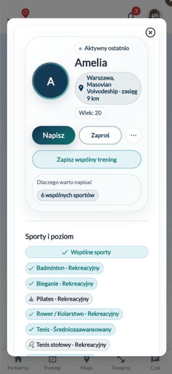Pełen profil w jednym widoku